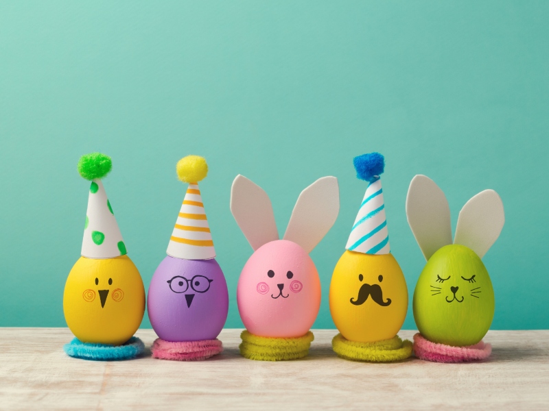 3 خطوات لصبغ بيض عيد الفصح