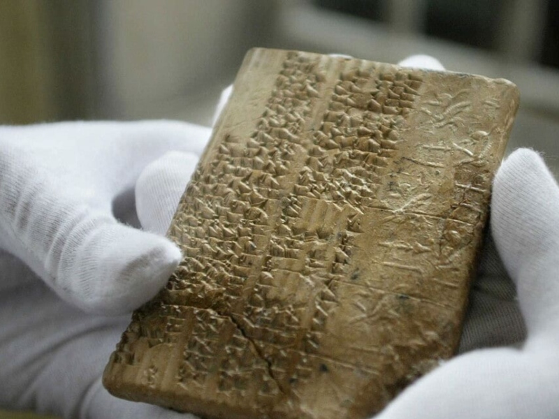 300 لوحة مسمارية مسروقة تعود إلى بغداد