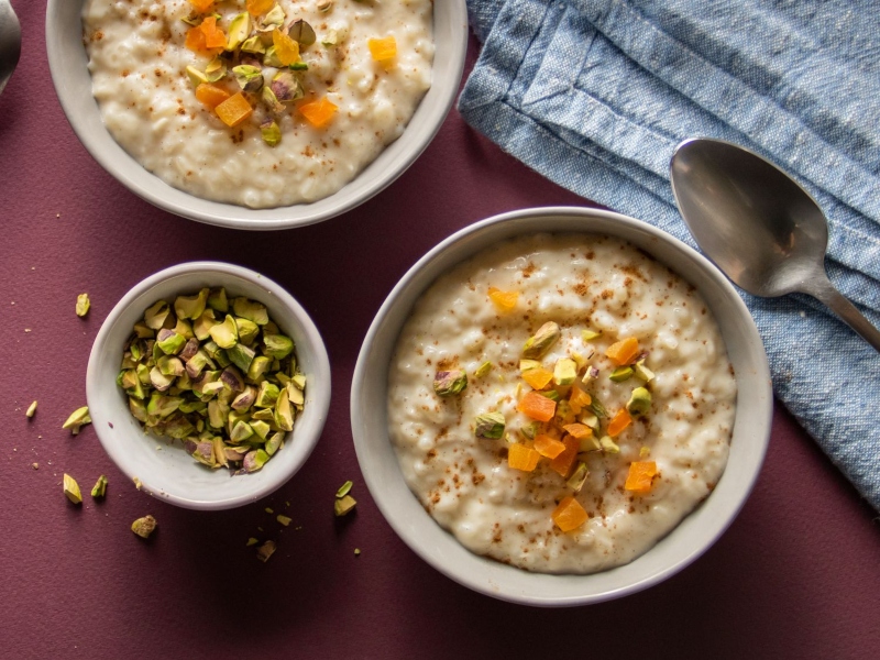 وصفات خريفية: بودنغ الأرز بالزبيب