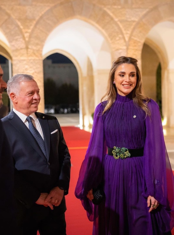 أجمل إطلالات الملكة رانيا في شهر نوفمبر