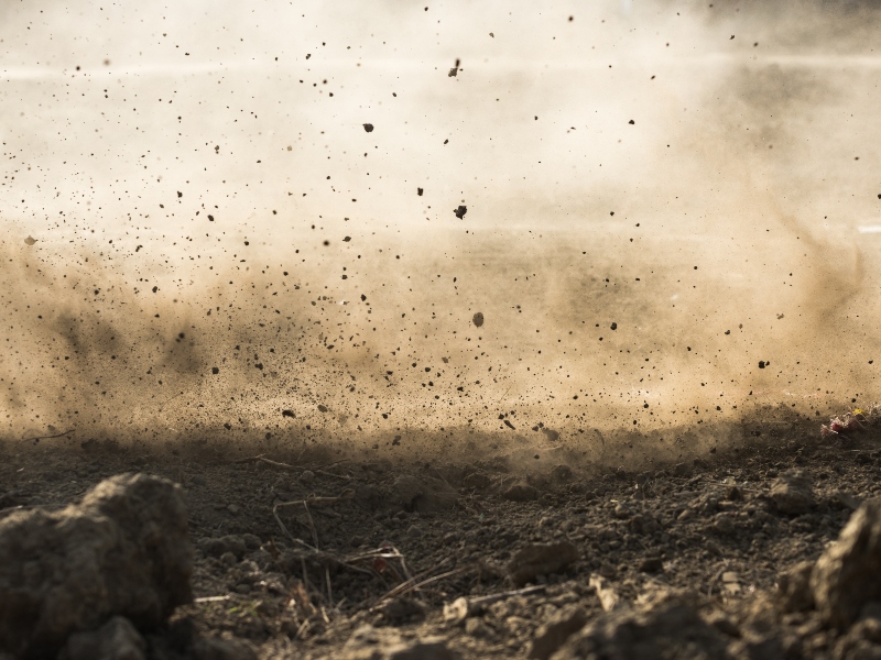 دعاء الغبار القوي