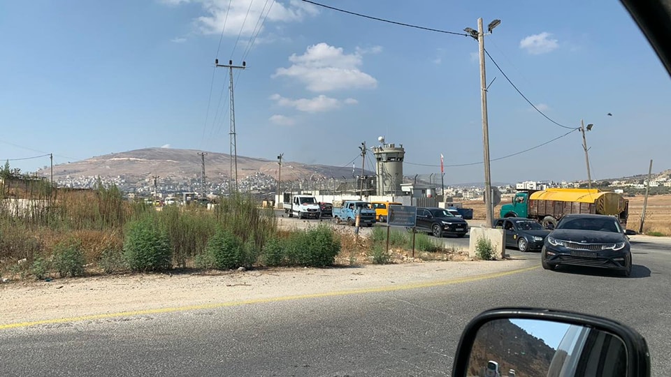 حاجز بيت فوريك شرقي نابلس