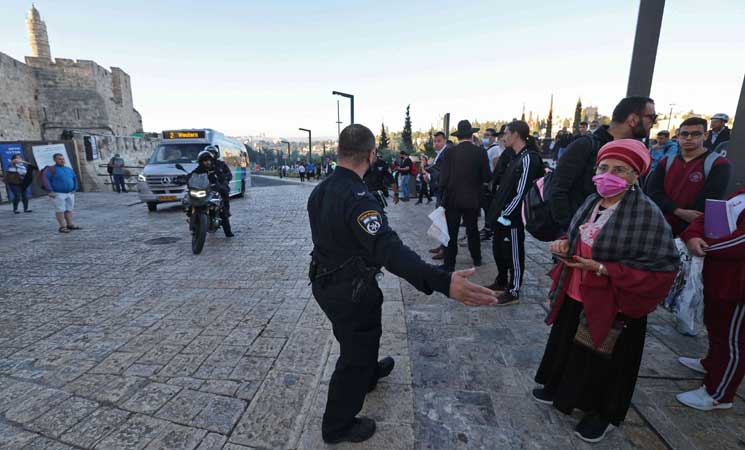 قوات الاحتلال في شوارع القدس