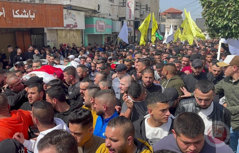تشييع جثماني الشهيدين في جنين