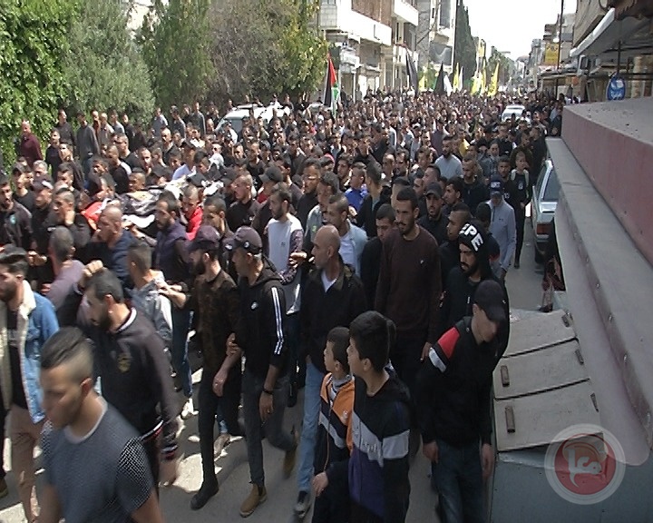 تشييع جثماني الشهيدين في جنين