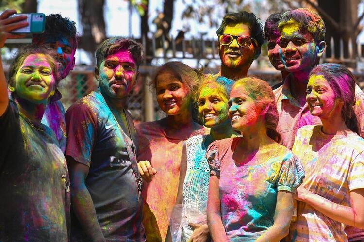 In Pictures: Explosions of Color at Hindu Spring Festival Holi