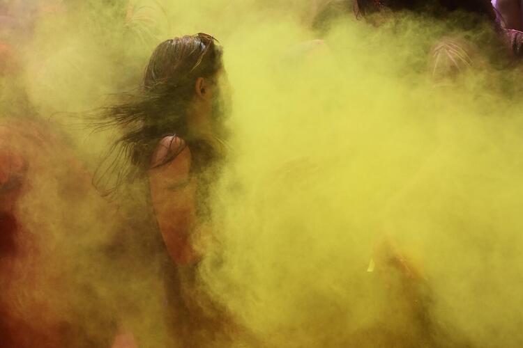 In Pictures: Explosions of Color at Hindu Spring Festival Holi