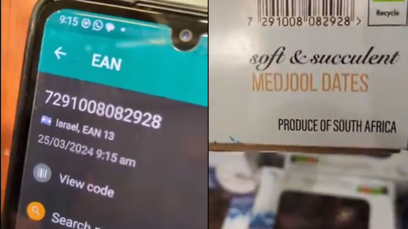 'Made by Israel or South Africa?' Aldi stores in the UK deceive date