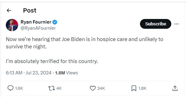 Biden's hospice care rumors