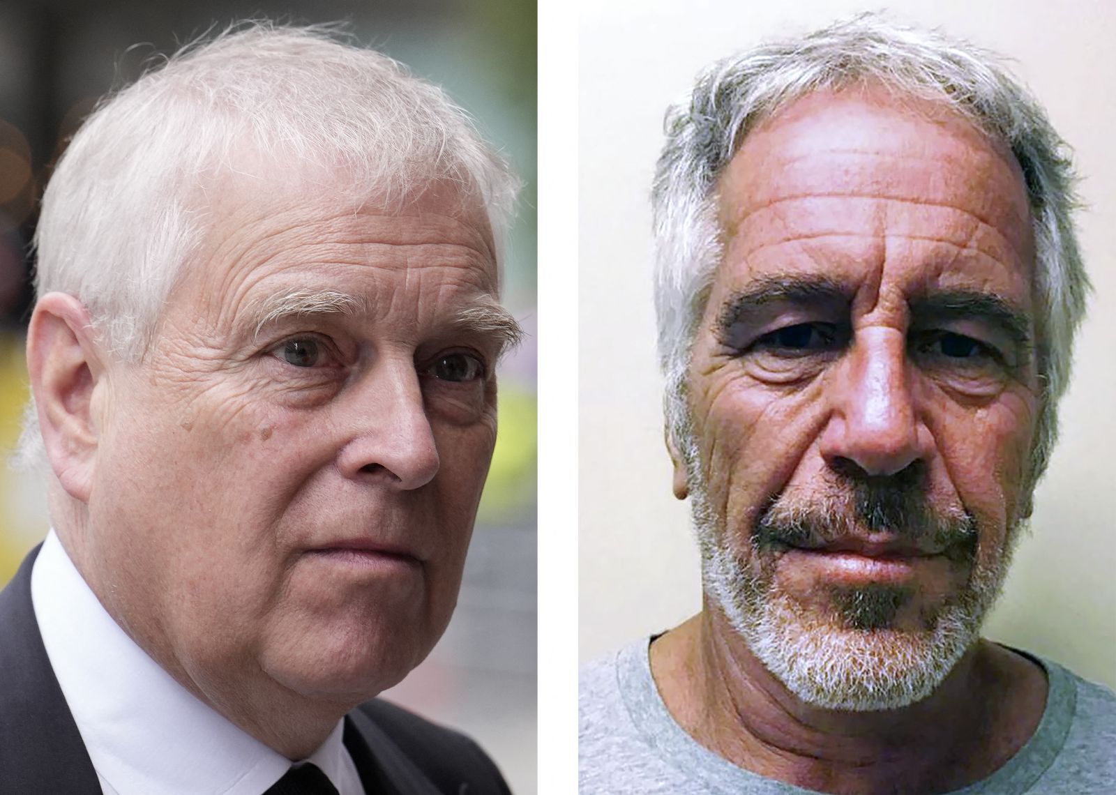 Prince Andrew Jeffrey Epstein Photo by JORDAN PETTITT / VARIOUS SOURCES / AFP