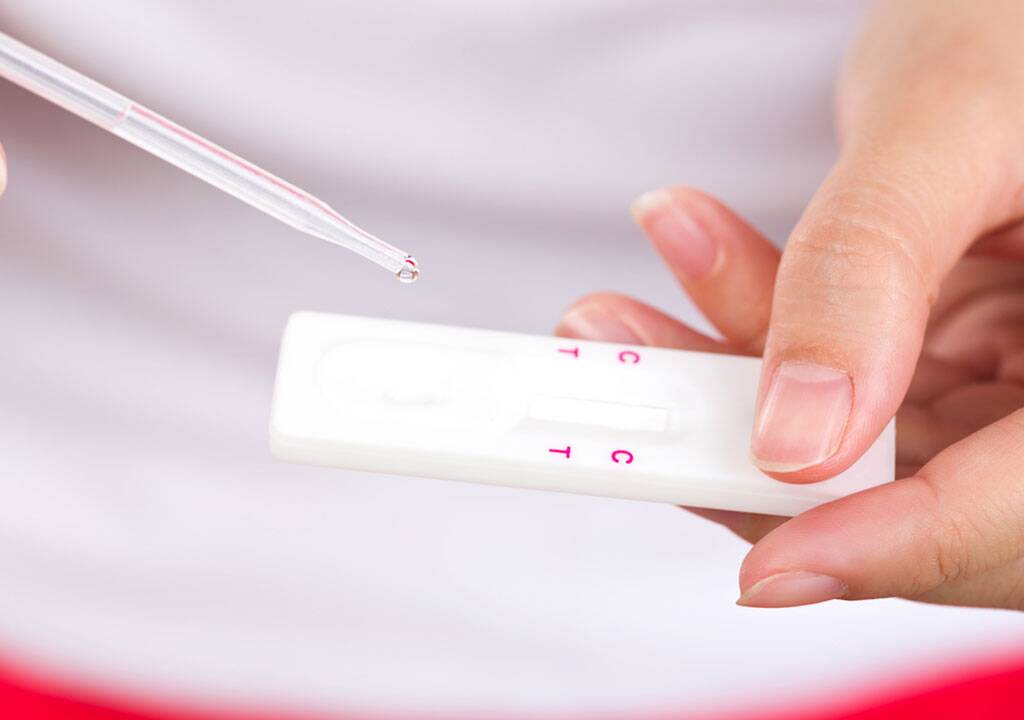 أسباب ظهور خط خفيف في تحليل الحمل بعد 5 دقائق