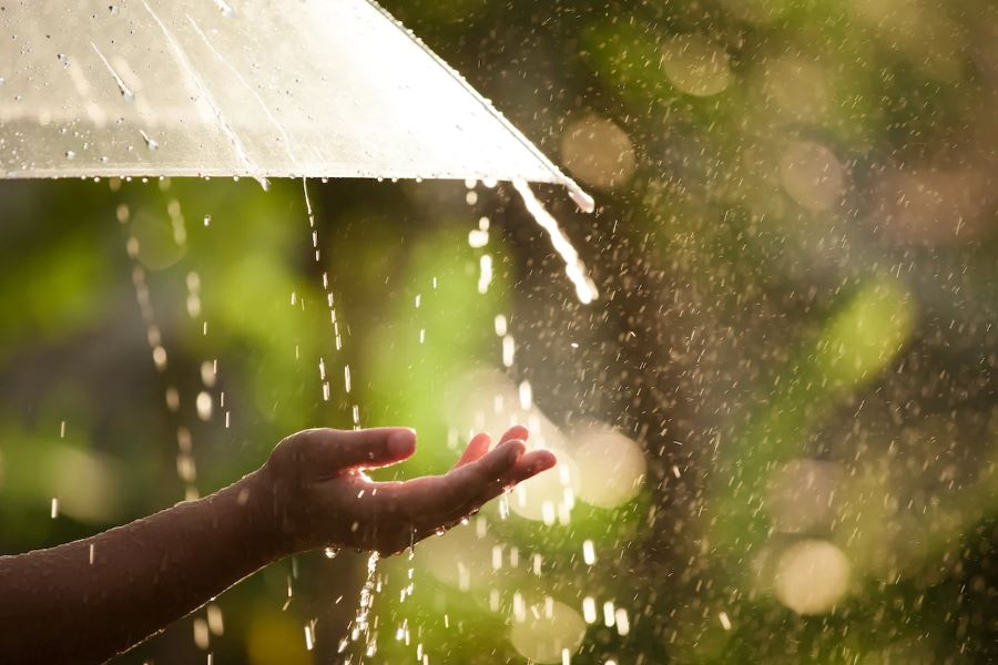 تفسير رؤية المطر في المنام للمهموم للمتزوجة