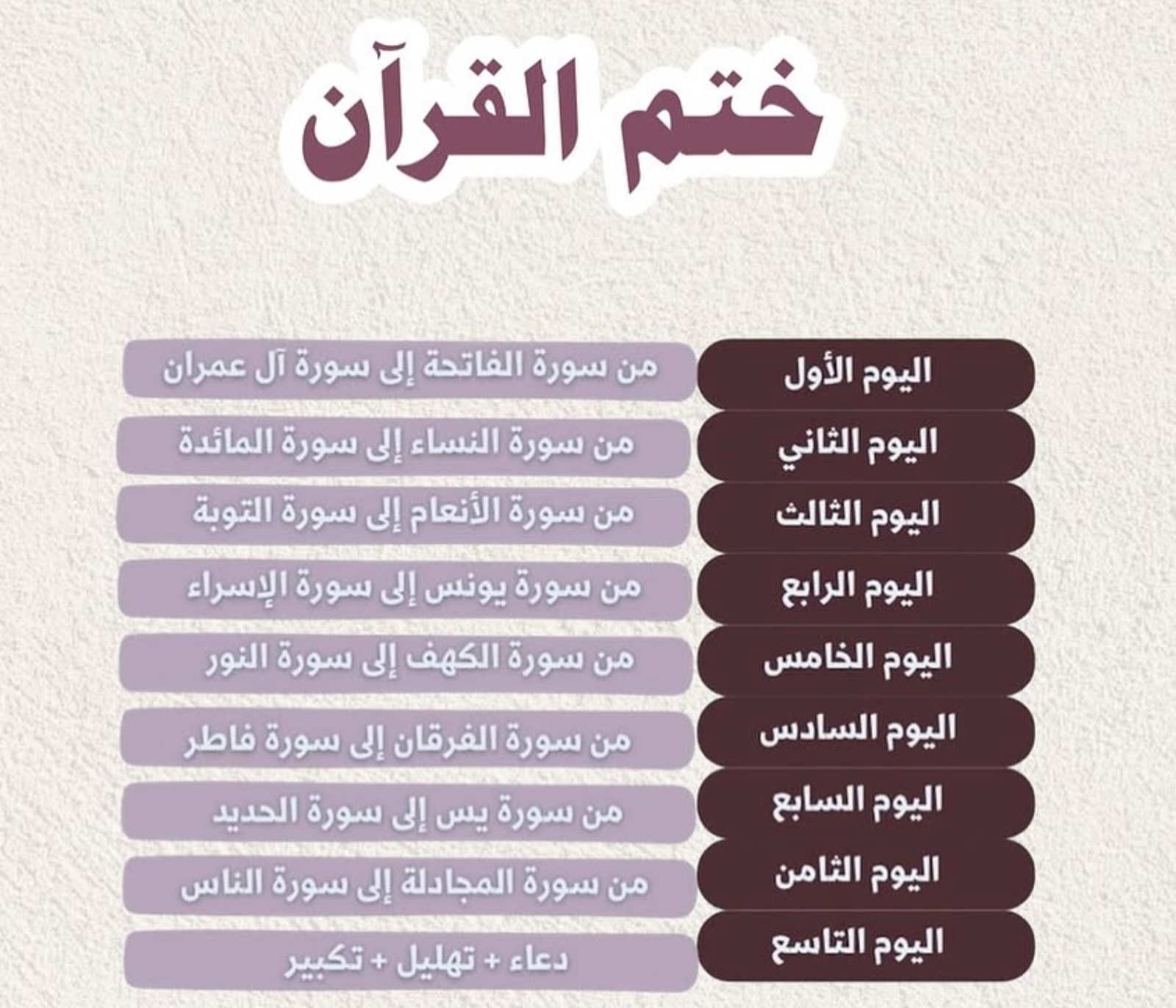 ختم القرآن