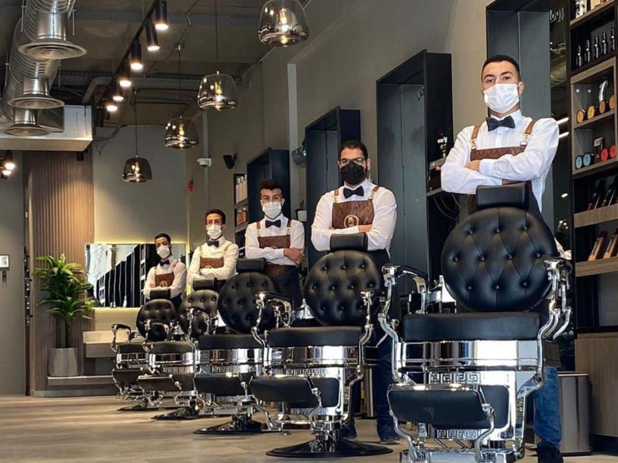 صالون الخدمة الذهبية للحلاقة الرجاليه والاطفال