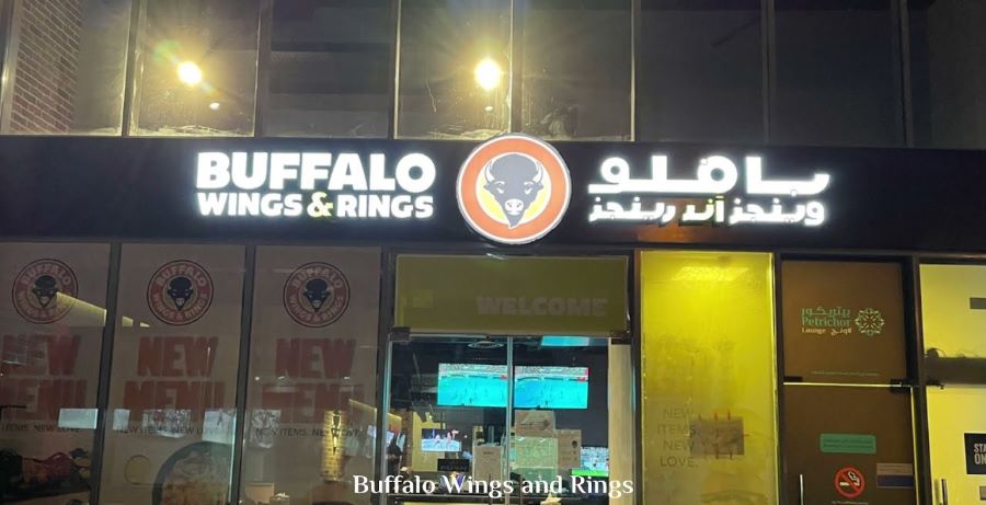 مطعم بافلو وينجز آند رينجز دبي
