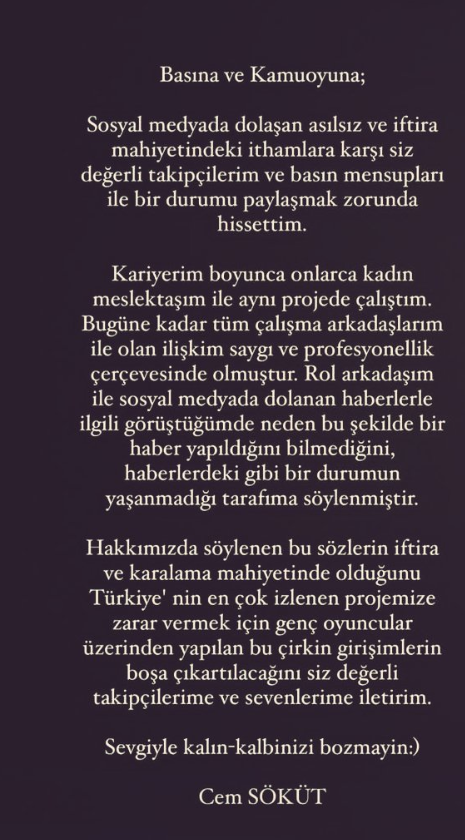 Yalı Çapkını fans accuse Cem Söküt