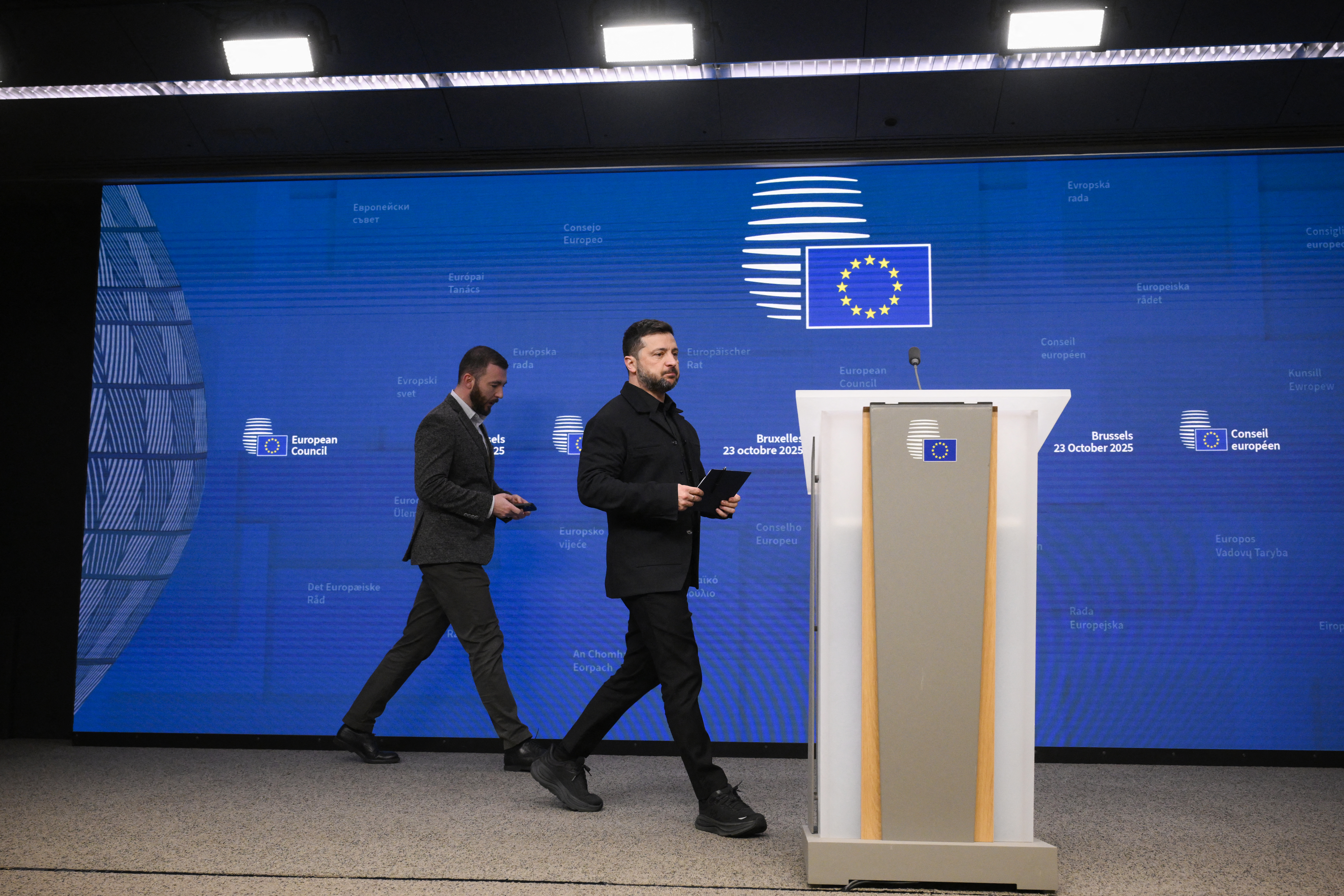 Ukrainian President Volodymyr Zelensky