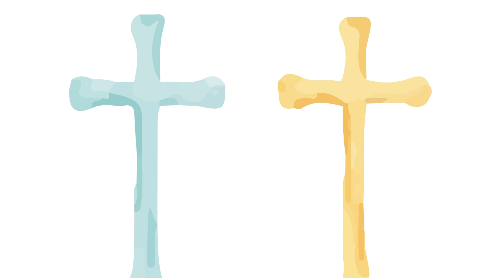 كروت معايدة عيد الفصح المجيد على شكل صليب