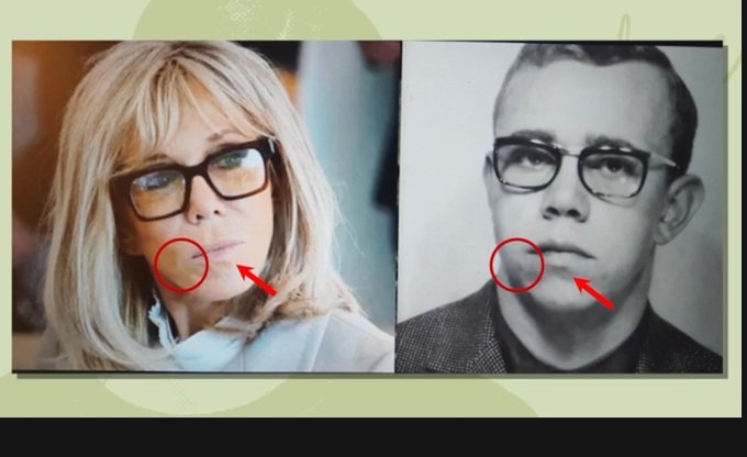 Brigitte Macron, wife of Emmanuel Macron