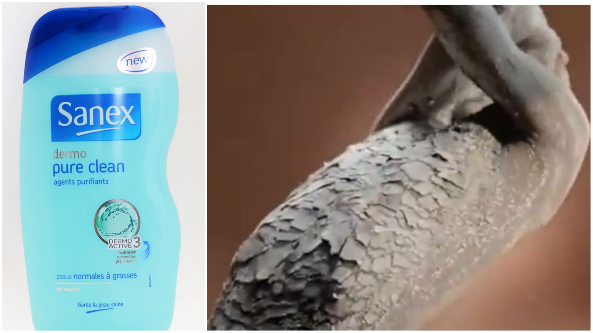 Sanex shower gel ad