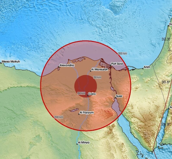 زلزال السويس