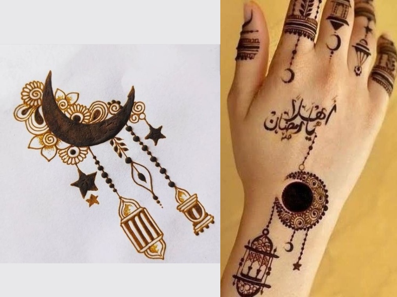 حسناء البوابة: أجمل نقوش الحناء بمناسبة شهر رمضان الكريم