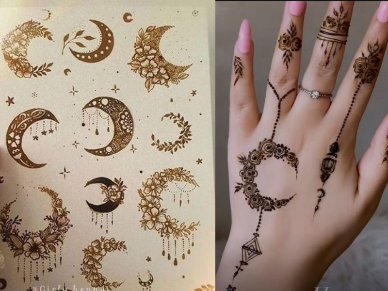 حسناء البوابة: أجمل نقوش الحناء بمناسبة شهر رمضان الكريم