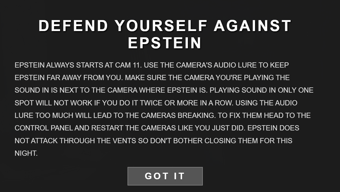 Five Nights at Epstein’s