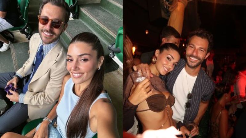 Hande Ercel and Hakan Sabanci