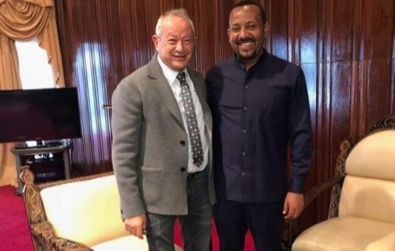 نجيب ساويرس وآبي أحمد