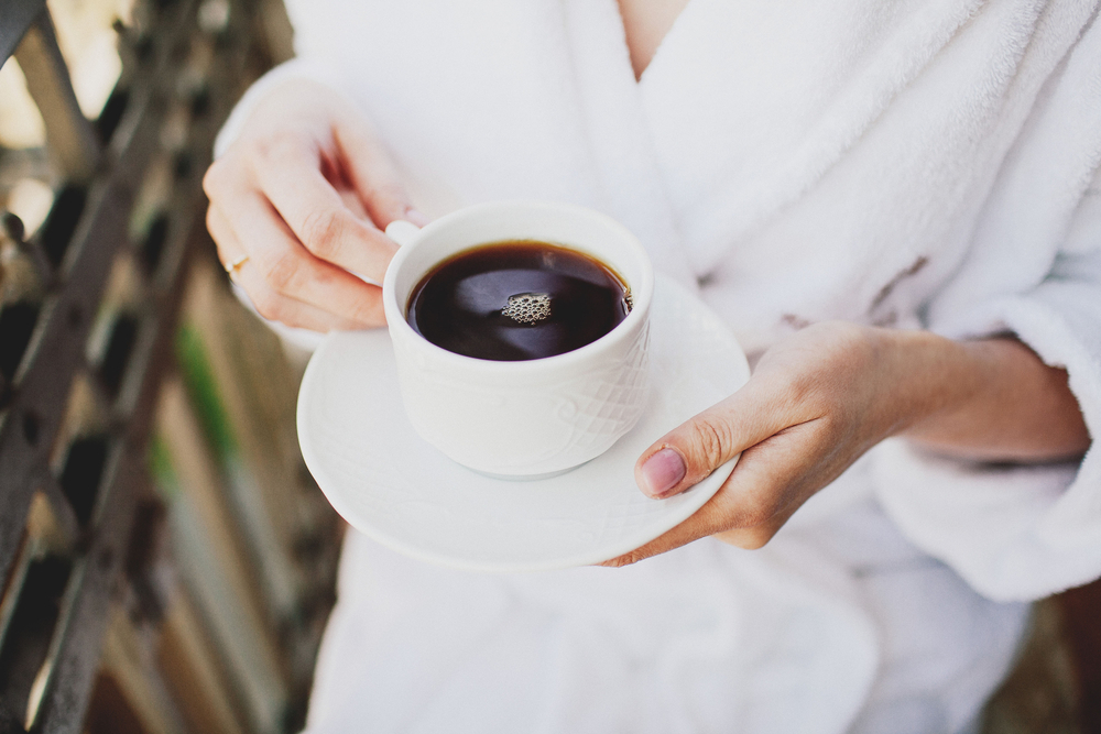 black coffee
