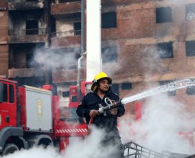 12 injured in massive blaze in Cairo’s historic crafts district