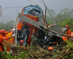 Eight killed in helicopter crash in Indonesia’s West Kalimantan