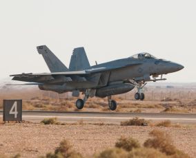 US Navy Plane in Jordan