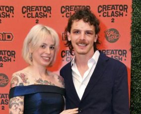Ian (iDubbbz) with wife