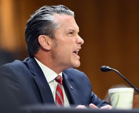 Hegseth during US Committee hearing
