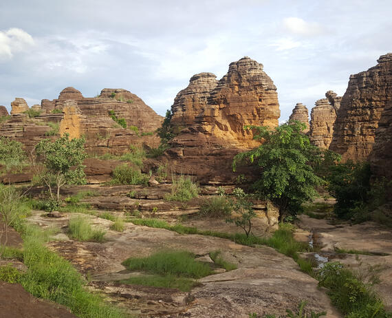 The Sindou peaks in Burkina Faso