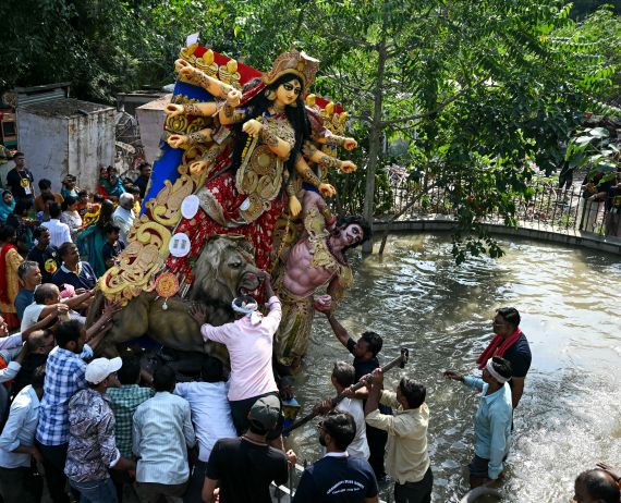 10 children among 13 killed in Durga idol immersion tragedies in India’s Madhya Pradesh