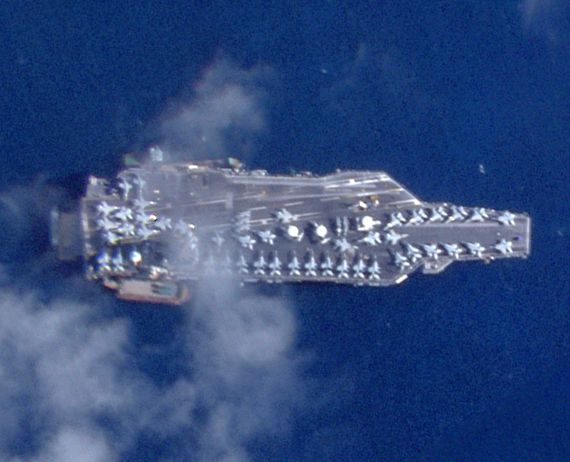 Two US aircraft carriers now set to operate in Middle East waters