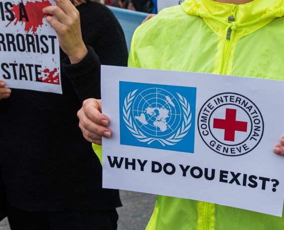 Ukraine protest signs