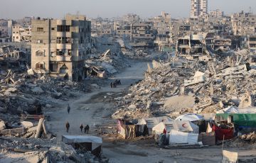 Gaza rubble to be transformed into island