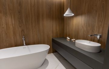 أفكار تصميم حمام أنيق مستوحاة من الفنادق