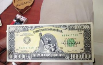million dollar banknote