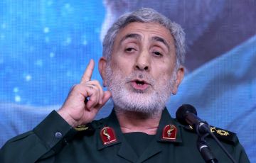 Quds Force commader Esmail Qaani