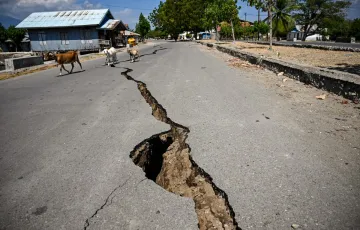 7.7-magnitude earthquake