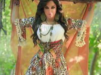 In her latest photos Fawakherji appeared in bright colored clothes and wavy hair Source sulaffawakherji Instagram