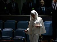 Jenan Boushehri, Kuwait's Minister of State for Housing Affairs, attends the 74th Session of the General Assembly at the United Nations headquarters on September 25, 2019 in New York. Johannes EISELE / AFP