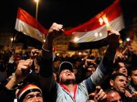 Protests emerged in cities across Egypt Friday night. (Twitter)