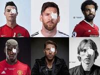 People are showing solidarity with Muath Amarneh by sharing photos of themselves with one closed eye (Twitter)