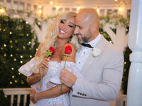 Former Star Academy Lebanese contestant Maya Nehmeh & coach Charbel Abou Khattar